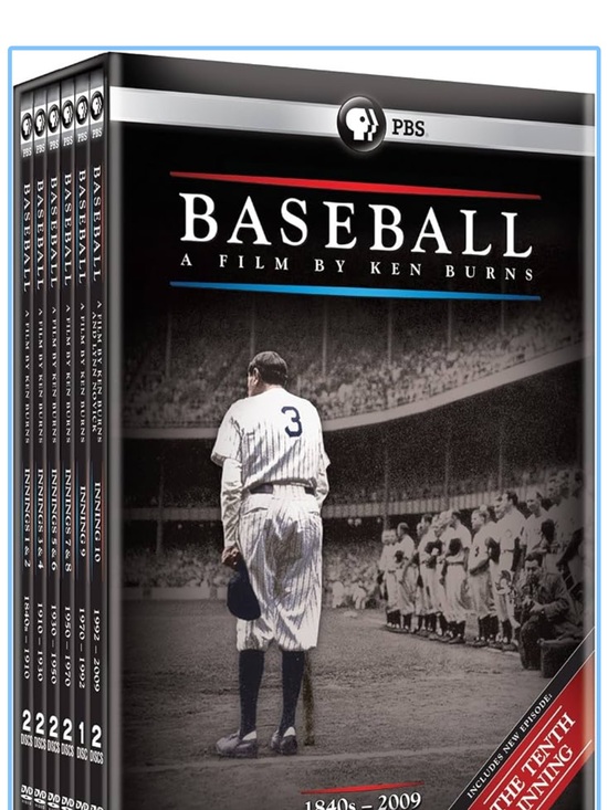 Other - PBS "Baseball: A Film by Ken Burns" DVD Set - Black, White